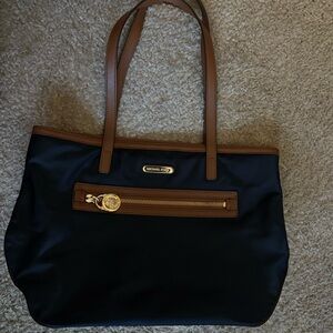 Michael Kors Navy Kempton Medium Tote Bag